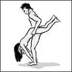 Pozitia arcul invers din Kamasutra, pozitii sexuale, relatii sexuale, sex