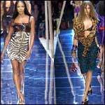 Moda de vara, rochite vaporoase, culoarea alb, imprimeuri ce imita leopardul, ghepardul