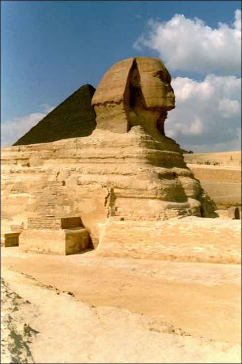 Poza cu Sfinxul, imagini cu monumente