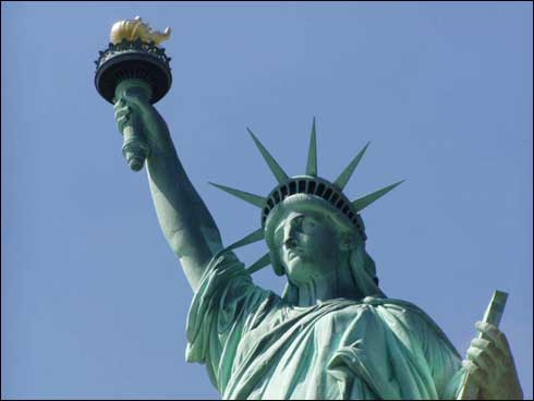 Poza cu Statuia Libertatii, imagini cu monumente
